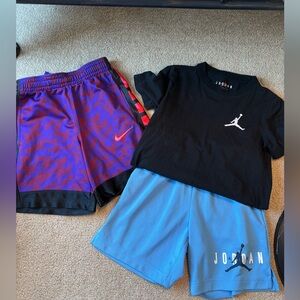 Nike Shorts and Jordan T-Shirt Set